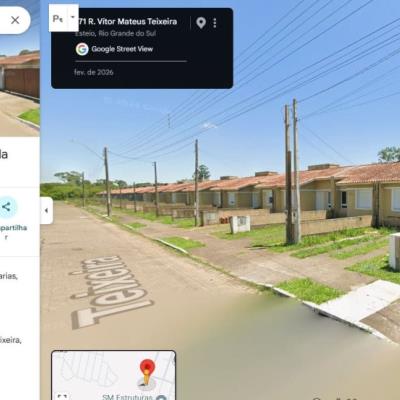 18 casas em Esteio com 43,48m2 cada construidas
