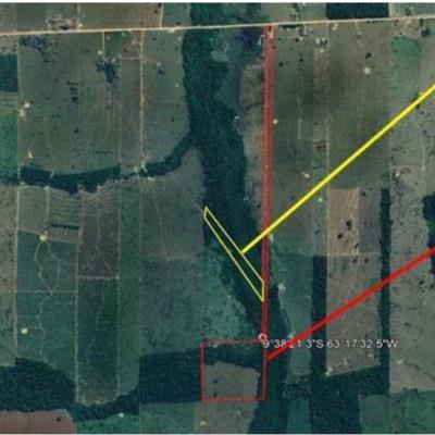 Alto Paraíso/RO | 1 Terreno | Área de 17,0450 ha | Lote 83A | Gleba 42 | Alto Paraíso/RO