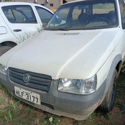 AUTOMOVEL FIAT/UNO MILLE WAY ECONOMY, ALCOOL/GASOLINA, BRANCA, 2010/2010, CHASSI: 9BD15844AA6443349, RENAVAM: 00210691603, NO ESTADO EM QUE SE ENCONTRA.