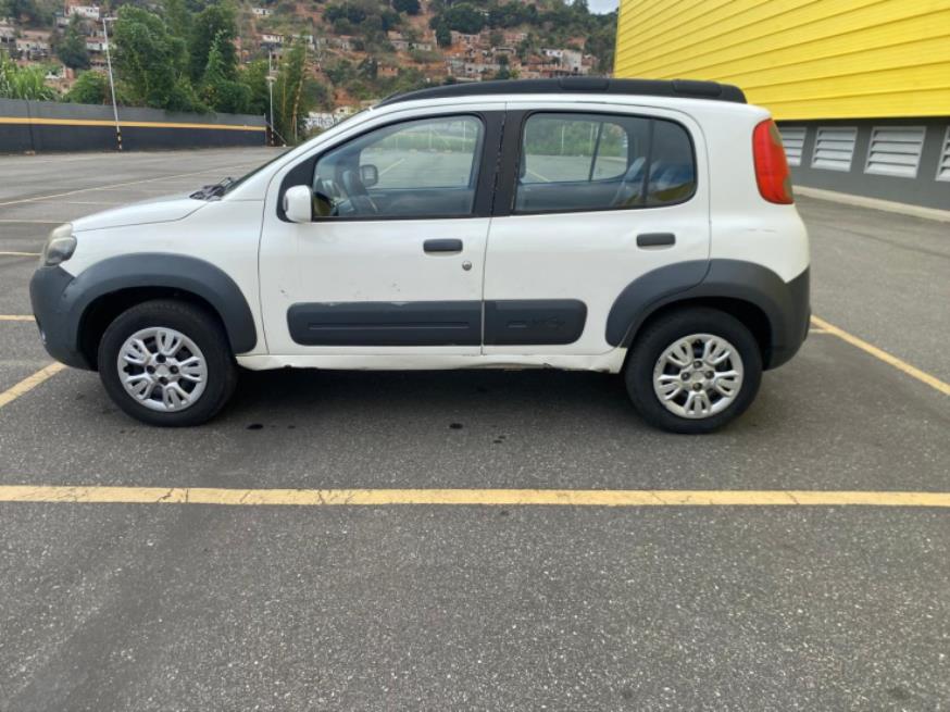 Foto ilustrativa 2 - AUTOMOVEL FIAT/UNO WAY 1.0, ALCOOL/GASOLINA, BRANCA, 2012/2014, NO ESTADO EM QUE SE ENCONTRA.