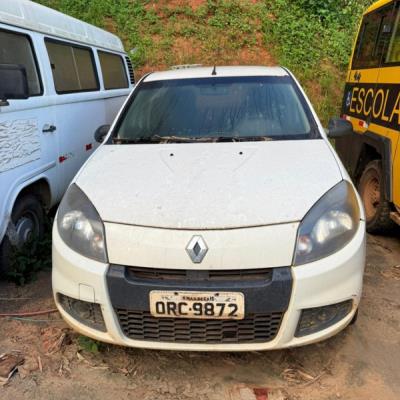 AUTOMOVEL, RENAULT/SANDERO AUT 1.0 16V, BRANCA, 2014/2014, ALCOOL/GASOLINA, CHASSI: 93YBSR6RHEJ380975, RENAVAM: 01010923223, NO ESTADO EM QUE SE ENCONTRA.