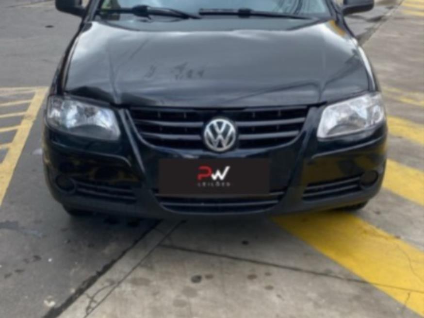 Foto ilustrativa 2 - AUTOMOVEL VW/GOL 1.0 GIV, ALCOOL/GASOLINA, PRETA, 2010/2011, NO ESTADO EM QUE SE ENCONTRA.