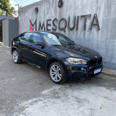 BMW X6 XDRIVE50I M SPORT BI-TURBO 2016 – PRETA – GASOLINA