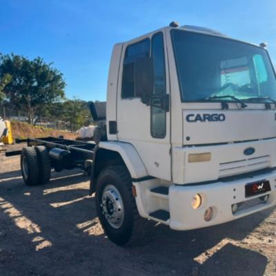 CAMINHAO FORD/CARGO 1317 E, DIESEL, BRANCA, 2008/2009, NO ESTADO EM QUE SE ENCONTRA.