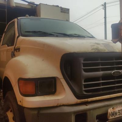 CAMINHAO, FORD/F14000 160, BRANCA, 2002/2002, DIESEL, CHASSI: 9BFXK84F02B076501, RENAVAM: 00792330692, NO ESTADO EM QUE SE ENCONTRA.