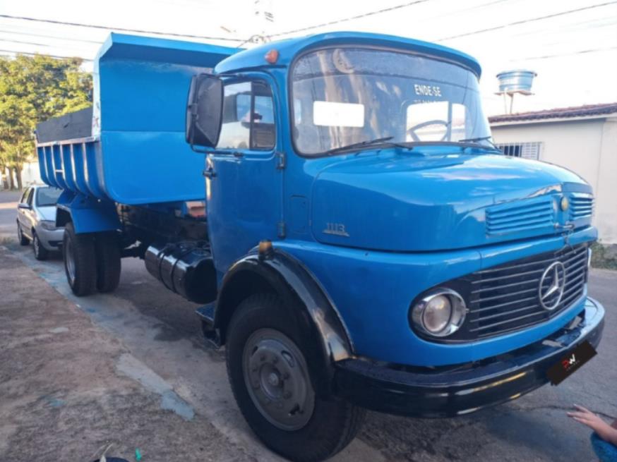 Foto ilustrativa 2 - CAMINHAO M.B./M.BENZ L 1113, DIESEL, AZUL, 1978/1978, NO ESTADO EM QUE SE ENCONTRA.