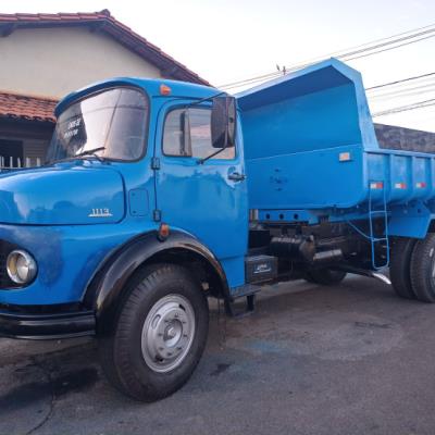 CAMINHAO M.B./M.BENZ L 1113, DIESEL, AZUL, 1978/1978, NO ESTADO EM QUE SE ENCONTRA.