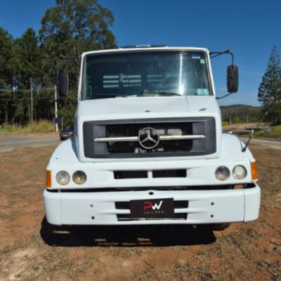 CAMINHAO M.BENZ/L 1318, DIESEL, BRANCA, 2007/2007, NO ESTADO EM QUE SE ENCONTRA.