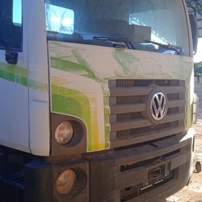 CAMINHAO VW/26.280 CRM 6X4, DIESEL, BRANCA, 2013/2014, CHASSI: …09696, NO ESTADO EM QUE SE ENCONTRA.