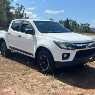 CAMINHONETE CHEVROLET/S10 LS DD4, DIESEL, BRANCA, 2021/2022, NO ESTADO EM QUE SE ENCONTRA.