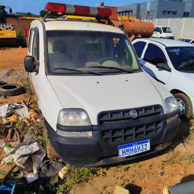 CAMINHONETE FIAT/DOBLO RONTAN AMB2, ALCOOL/GASOLINA, BRANCA, 2009/2009, CHASSI: 9BD22315592015286, RENAVAM: 00144900289, NO ESTADO EM QUE SE ENCONTRA.