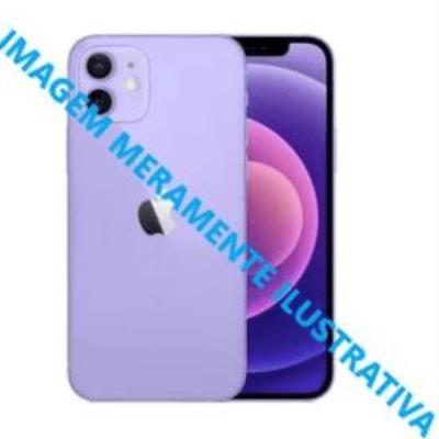 Celular Apple, cor roxa.