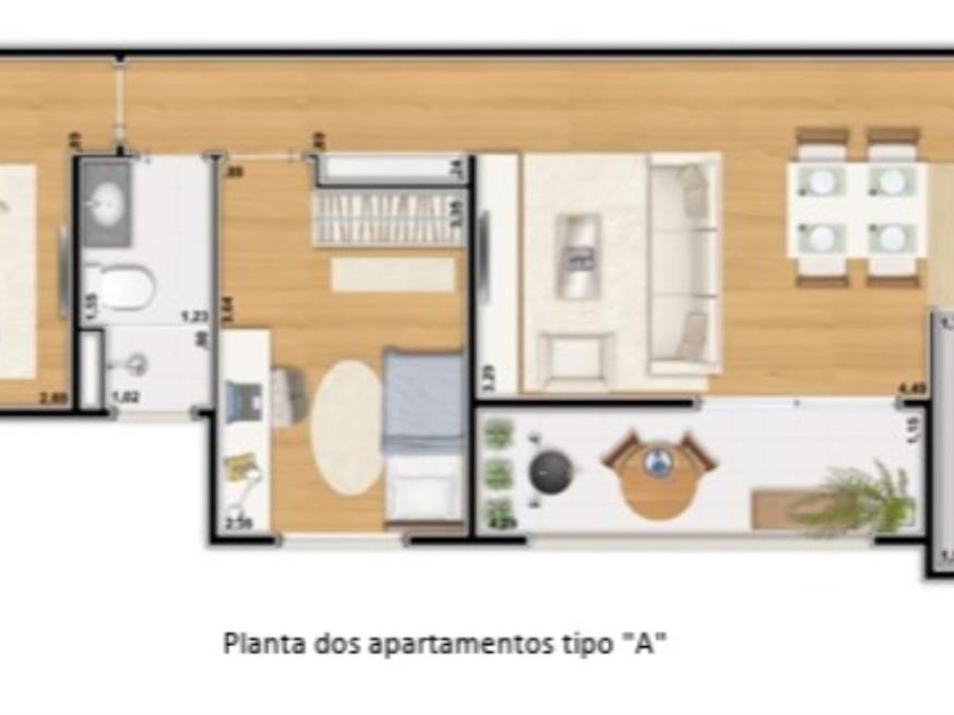 Foto ilustrativa 10 - Direitos sobre Apê no bairro da Graça em Cotia