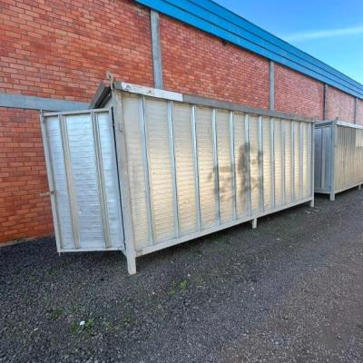 Dois containers usados medindo 6mx 3m aço zincado