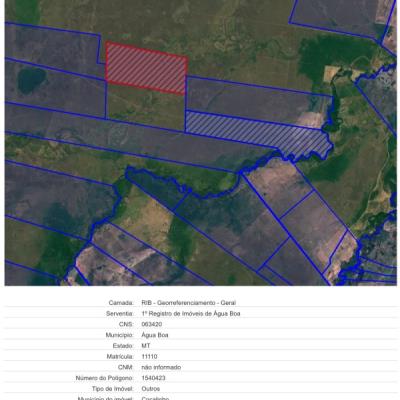 FAZENDA SANTO EXPEDITO I e II (3.450,1092ha) – Cocalinho/MT