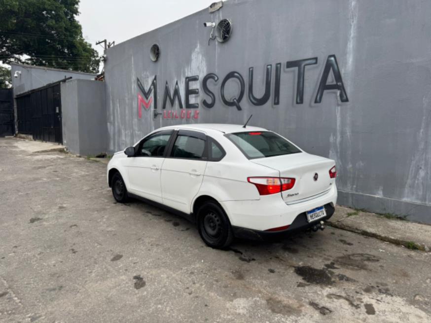 Foto ilustrativa 2 - FIAT GRAND SIENA TETRAFUEL 2014 – BRANCO – FLEX/GNV