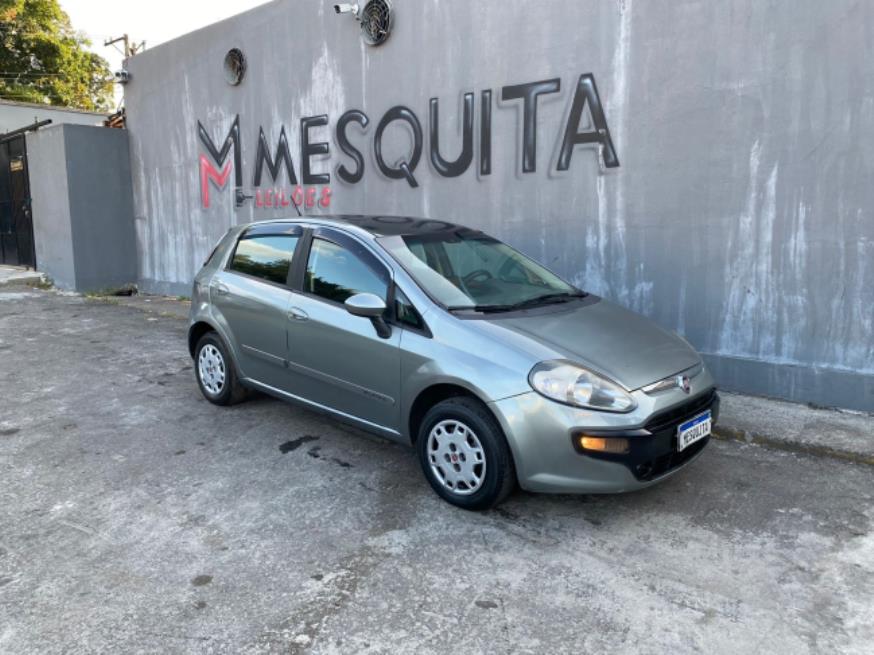 Foto ilustrativa 1 - FIAT PUNTO ELX – 2010 – CINZA – FLEX/GNV