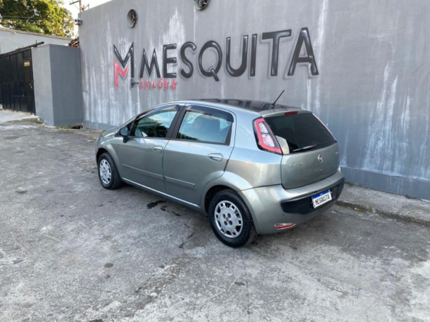 Foto ilustrativa 2 - FIAT PUNTO ELX – 2010 – CINZA – FLEX/GNV