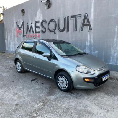 FIAT PUNTO ELX – 2010 – CINZA – FLEX/GNV