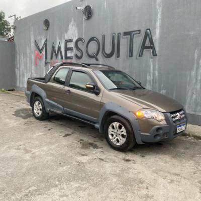 FIAT STRADA ADVENTURE  2012 – CINZA – FLEX/GNV