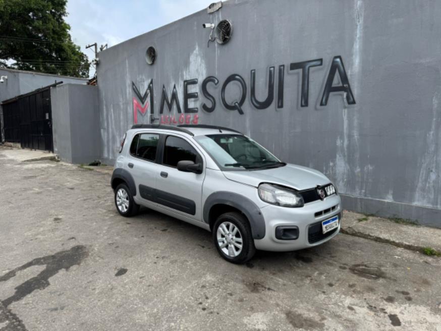 Foto ilustrativa 1 - FIAT UNO WAY 2016 – PRATA – FLEX