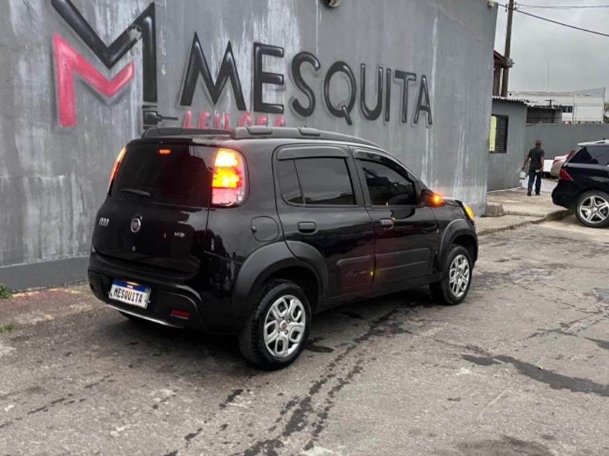Foto ilustrativa 4 - FIAT UNO WAY 2016 – PRETA – FLEX