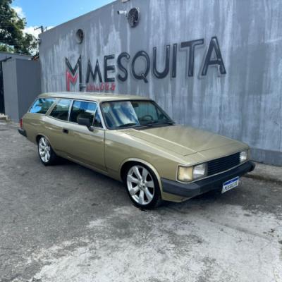 GM-CHEVROLET CARAVAN COMODORO 1985 – BEGE – ALCOOL