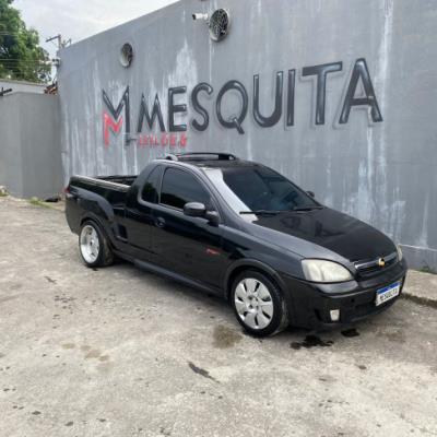 GM-CHEVROLET MONTANA CONQUEST 2005 – PRETO – GASOLINA