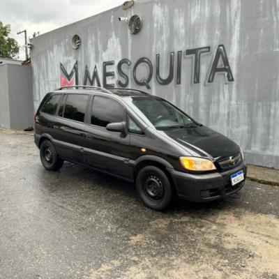 GM-CHEVROLET ZAFIRA CONFORT 2008 – PRETA – FLEX/GNV