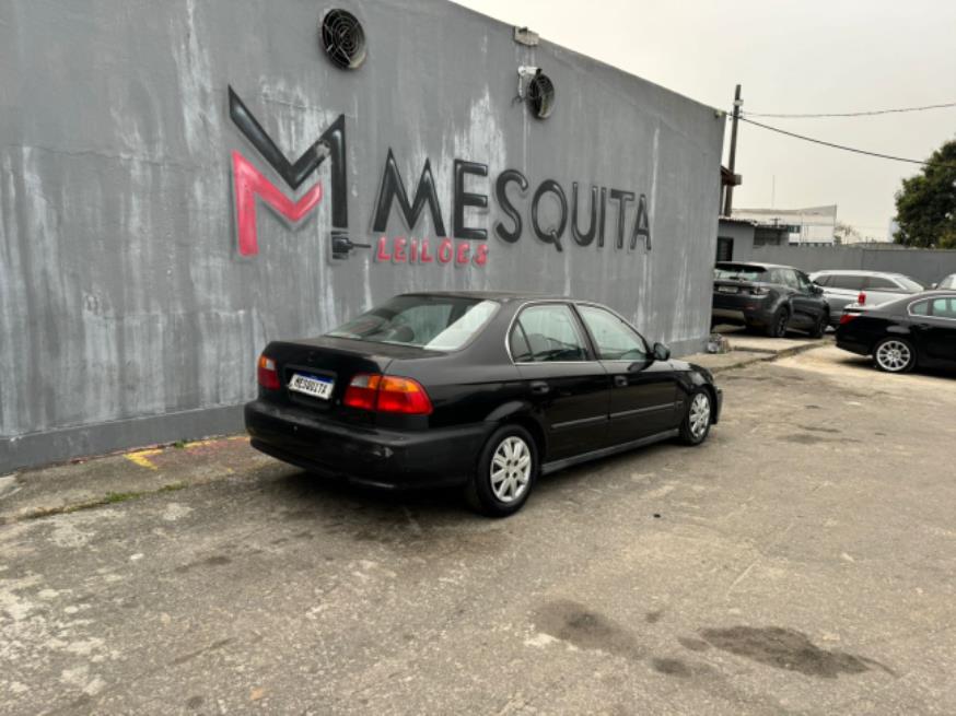 Foto ilustrativa 4 - HONDA CIVIC LX 1.6 2000 – PRETO – GASOLINA