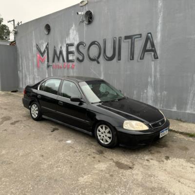 HONDA CIVIC LX 1.6 2000 – PRETO – GASOLINA