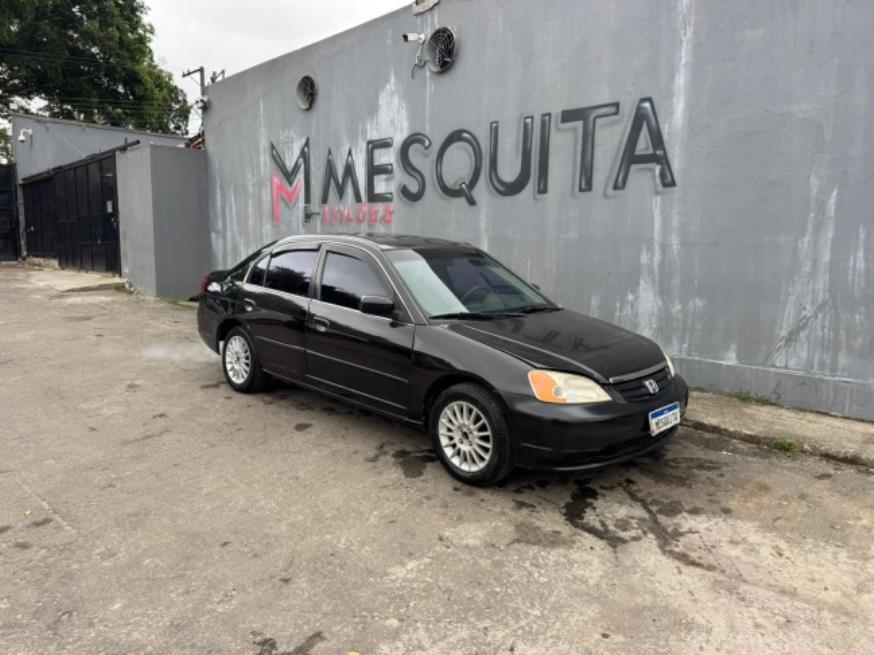 Foto ilustrativa 1 - HONDA CIVIC LX 2002 – PRETO – GASOLINA