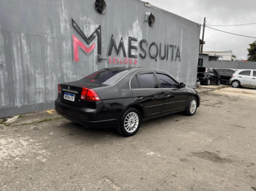 Foto ilustrativa 4 - HONDA CIVIC LX 2002 – PRETO – GASOLINA
