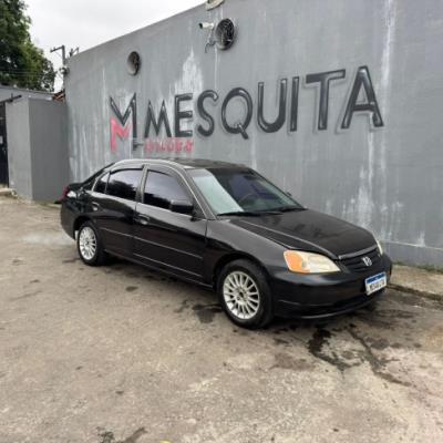 HONDA CIVIC LX 2002 – PRETO – GASOLINA