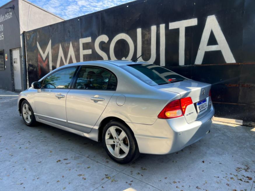 Foto ilustrativa 2 - HONDA CIVIC LXS 1.8 2008 – PRATA – FLEX