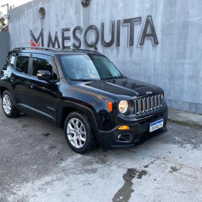 JEEP RENEGADE LONGITUDE 2017  AT – PRETA – FLEX