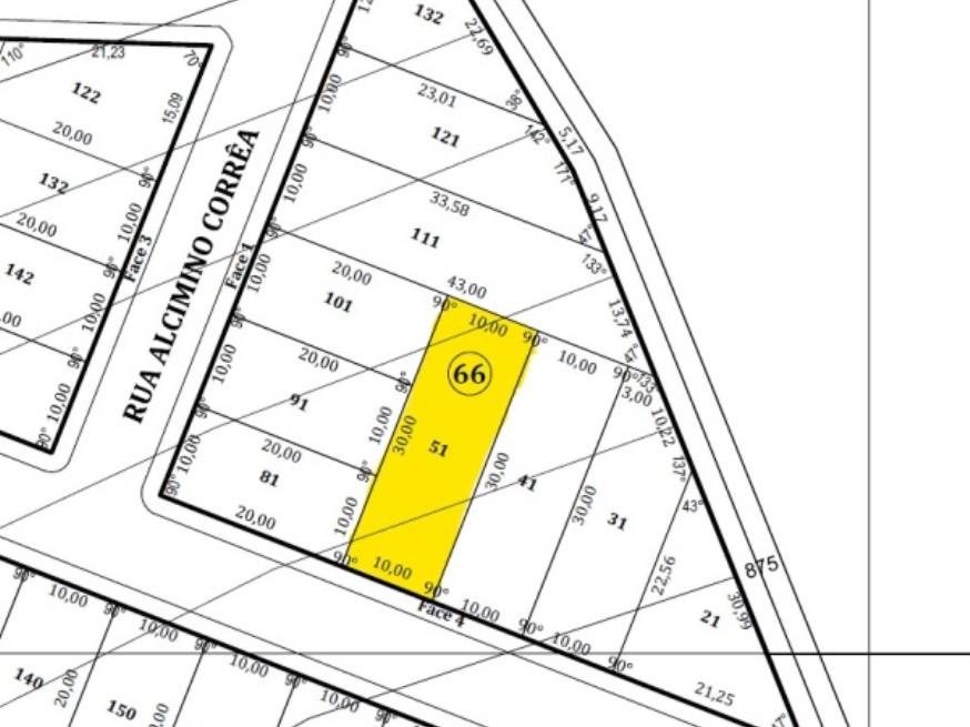 Foto ilustrativa 1 - Lote 02 – Matrícula nº 70.763, área total de 300,00 m²