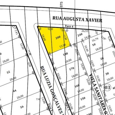 Lote 07 – Matrícula nº 70.849, área total de 228,28 m²