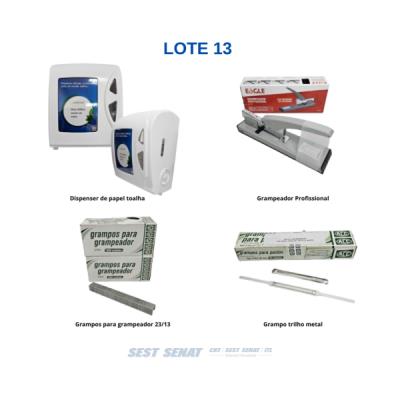 LOTE CONTENDO MATERIAL ADMINISTRATIVO, NO ESTADO EM QUE SE ENCONTRA.