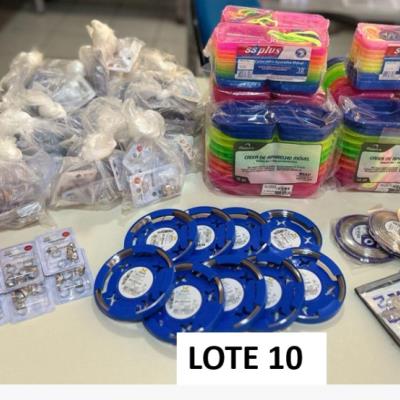 LOTE CONTENDO MATERIAL ODONTOLÓGICO, NO ESTADO EM QUE SE ENCONTRA.