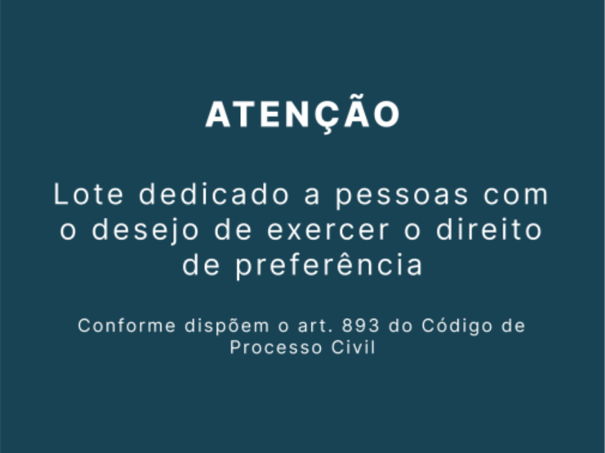 Foto ilustrativa 1 - Lote principal | Exercício de preferência