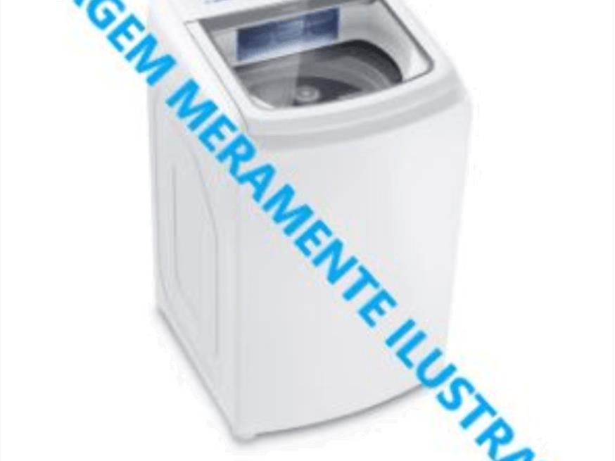 Foto ilustrativa 1 - Máquina de lavar roupas, Electrolux, cor branca.
