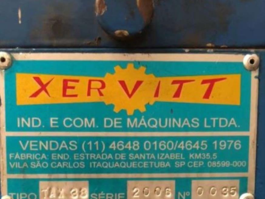 Foto ilustrativa 1 - Máquina Xervitt, TAX38, série 2006, nº 0035.
