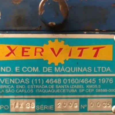 Máquina Xervitt, TAX38, série 2006, nº 0035.