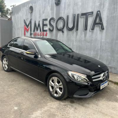 MERCEDES BENZ C180 2015 – PRETA – GASOLINA