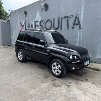 MITSUBISHI PAJERO TR4 4X4 2007  – PRETA – GASOLINA