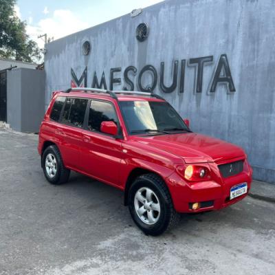 MITSUBISHI PAJERO TR4 4X4 2009  – VERMELHA – FLEX