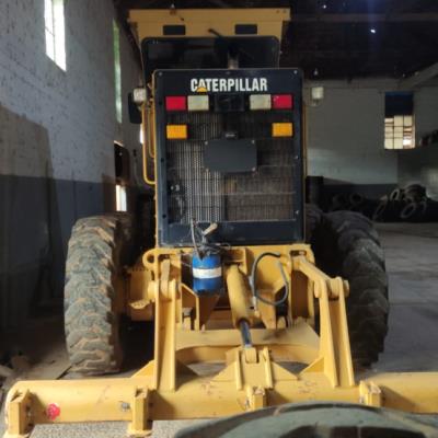 MOTONIVELADORA CATERPILLAR, 120K, AMARELA, ANO 2014, Nº DE IDENT: CAT0120KLJAP05863, NO ESTADO EM QUE SE ENCONTRA.