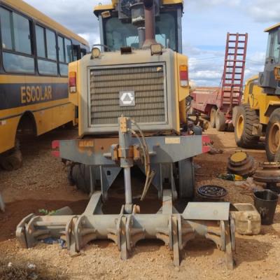 MOTONIVELADORA XCMG ANO 2019, CHASSI: XUG01803EIPB00322, S/N 38096097,  AMARELA, DIESEL, NO ESTADO EM QUE SE ENCONTRA.
