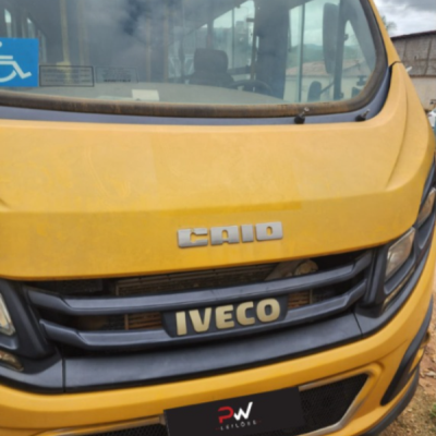 ONIBUS IVECO/SOULCLASS 70C17 HE, DIESEL, AMARELA, 2018/2019, CHASSI: …81446, NO ESTADO EM QUE SE ENCONTRA.
